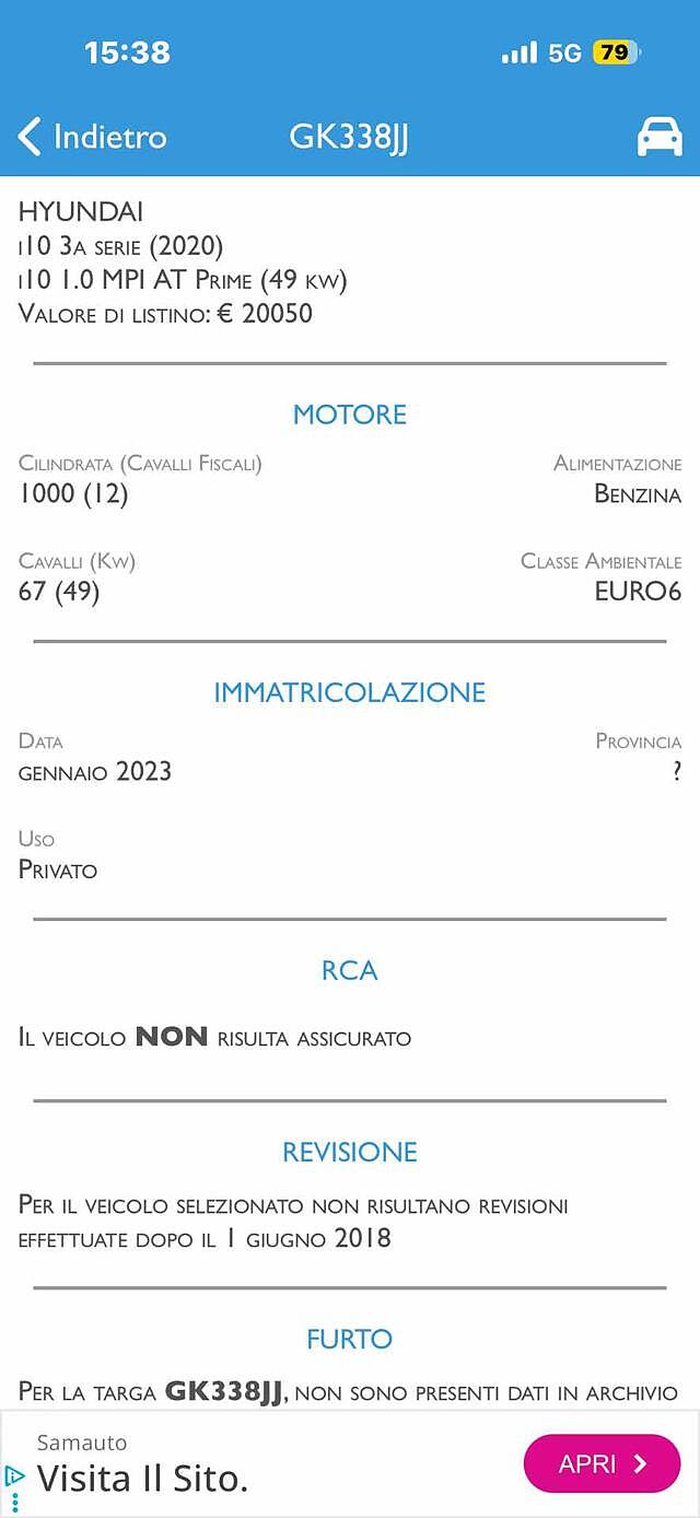 Hyundai i10 1.0 MPI AT Tech
