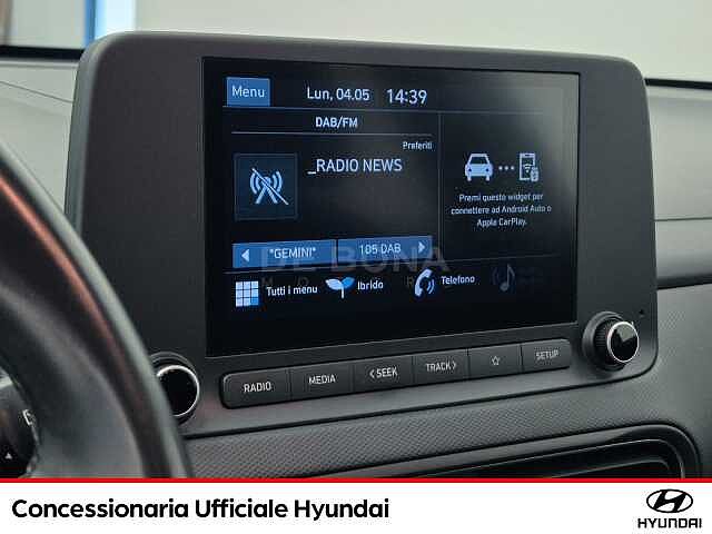 Hyundai KONA 1.6 gdi hev xline safety pack 2wd 141cv dct
