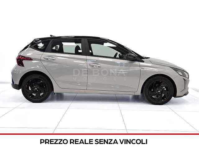 Hyundai i20 1.0 t-gdi dark line 90cv mt LUMEN GRAY PEARL + BLACK ROOF