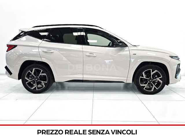 Hyundai TUCSON 1.6 hev nline 2wd 239cv auto SERENITY WHITE