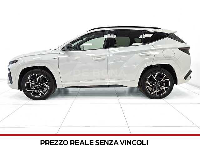 Hyundai TUCSON 1.6 hev nline 2wd 239cv auto SERENITY WHITE