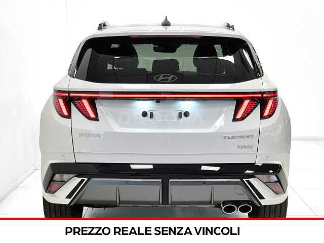 Hyundai TUCSON 1.6 hev nline 2wd 239cv auto SERENITY WHITE