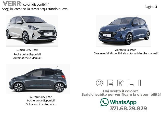 Hyundai i10 i10 1.0 mpi Connectline 63cv KM ZERO PROMO48 Azzurro